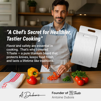 Pure Titanium Cutting Board
