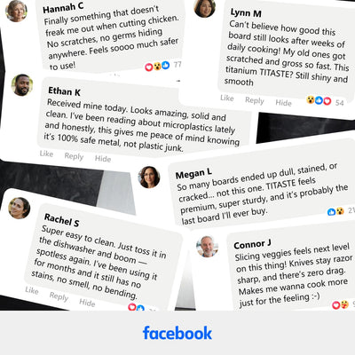 Pure Titanium Cutting Board