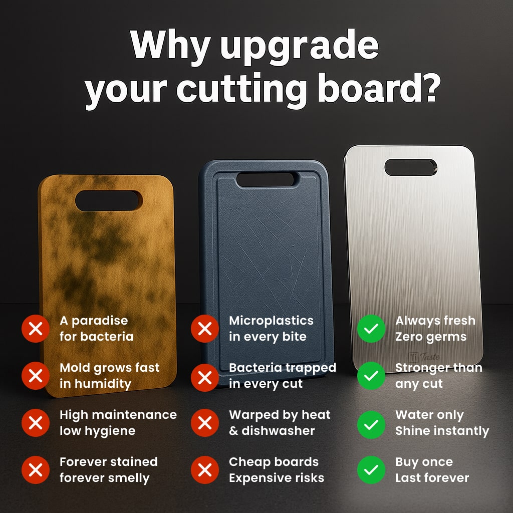 Pure Titanium Cutting Board